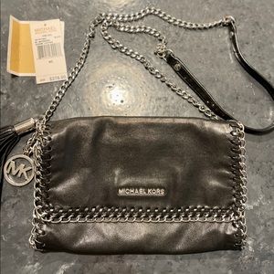Michael Kors Chelsea Leather Messenger Crossbody Bag